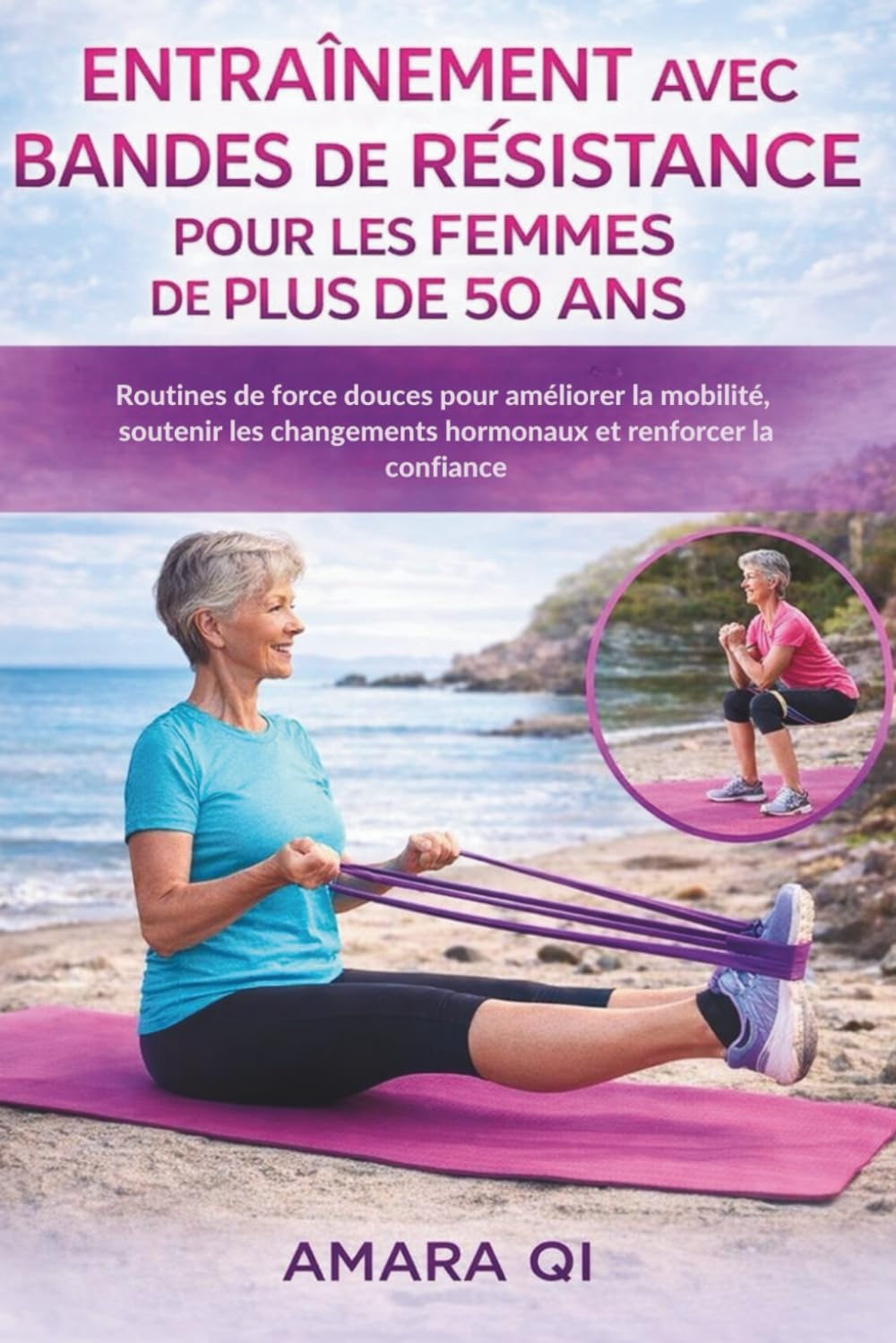 ENTRAÎNEMENT AVEC BANDES DE RÉSISTANCE POUR LES FEMMES DE PLUS DE 50 ANS: Routines de force douces pour améliorer la mobilité, soutenir les changements hormonaux et renforcer la confiance