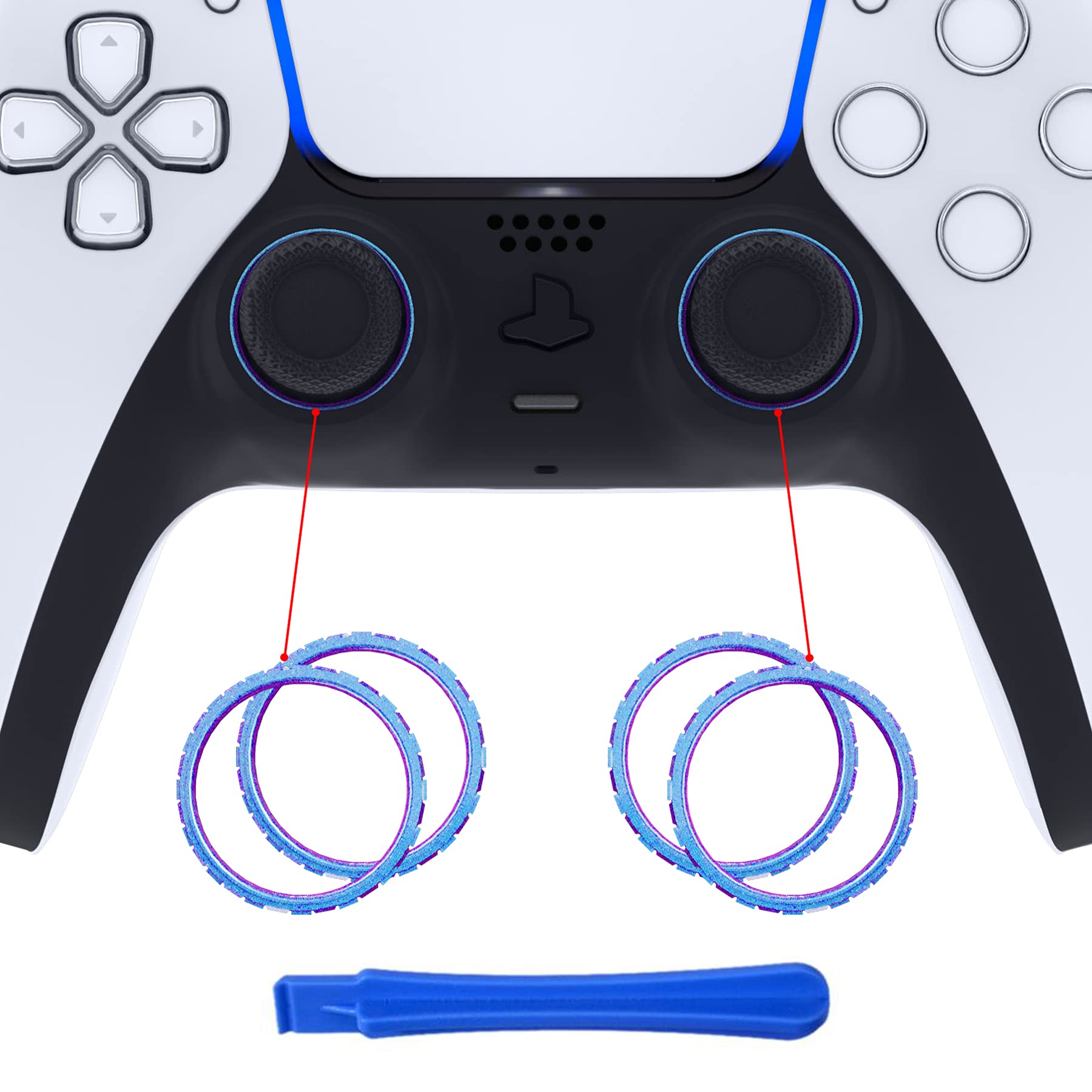 Amazon.co.jp: eXtremeRate ps5コントローラーに対応用取り替える 