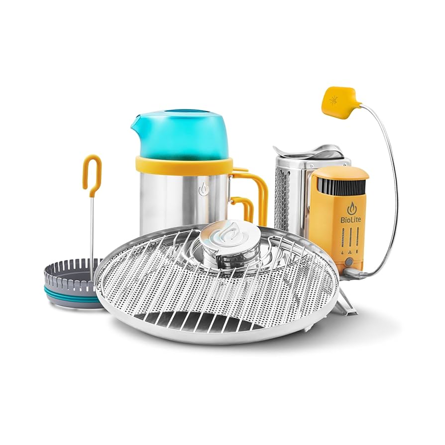 バーベキュー・調理用品 BioLite CampStove Complete Cook Kit BioLite, CampStove Complete Cook Kit, Electricity Generating