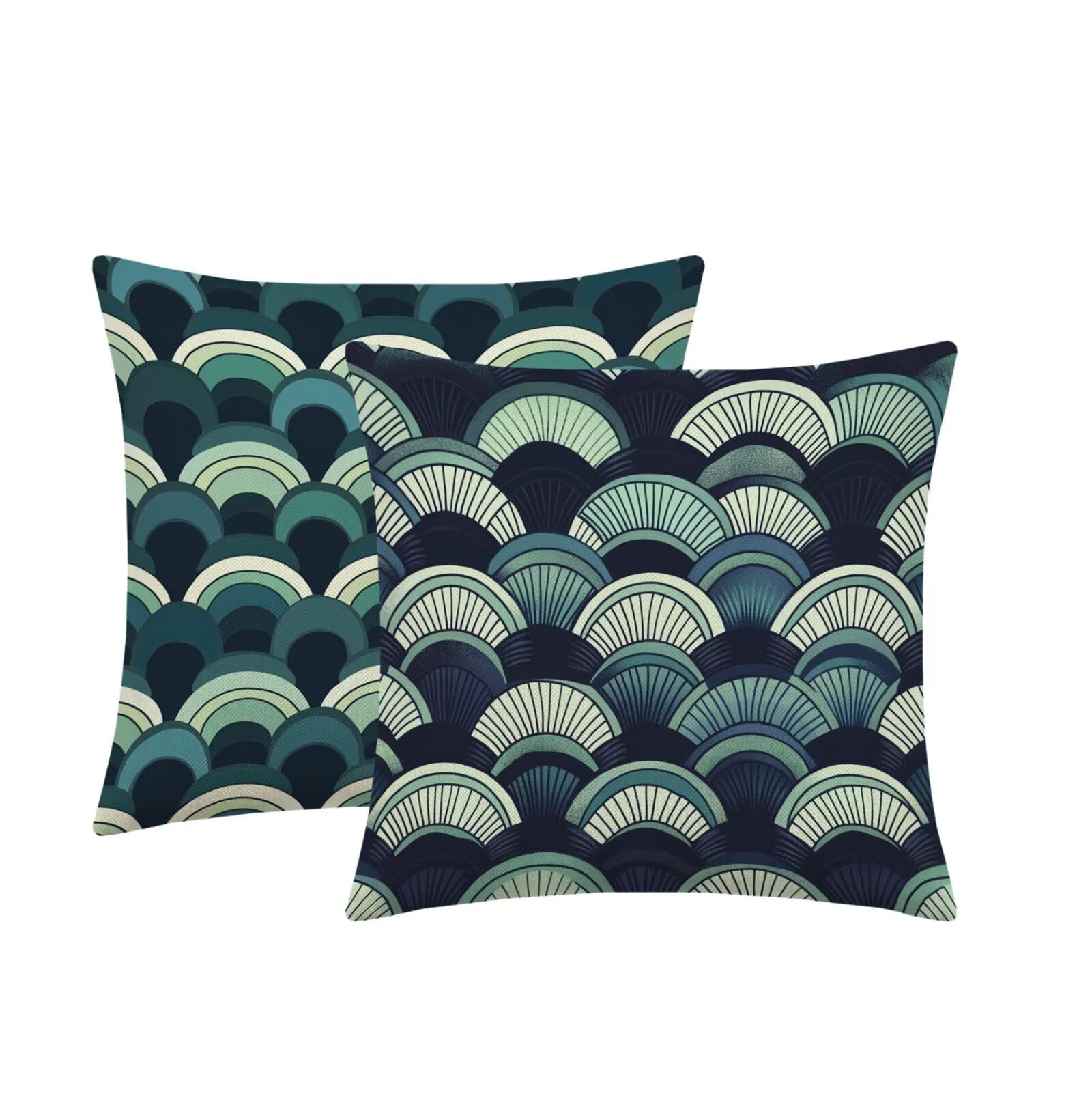 Kissenbezug 65x65cm Outdoor Kissen 2er Set nordisch modern-2 Samt
