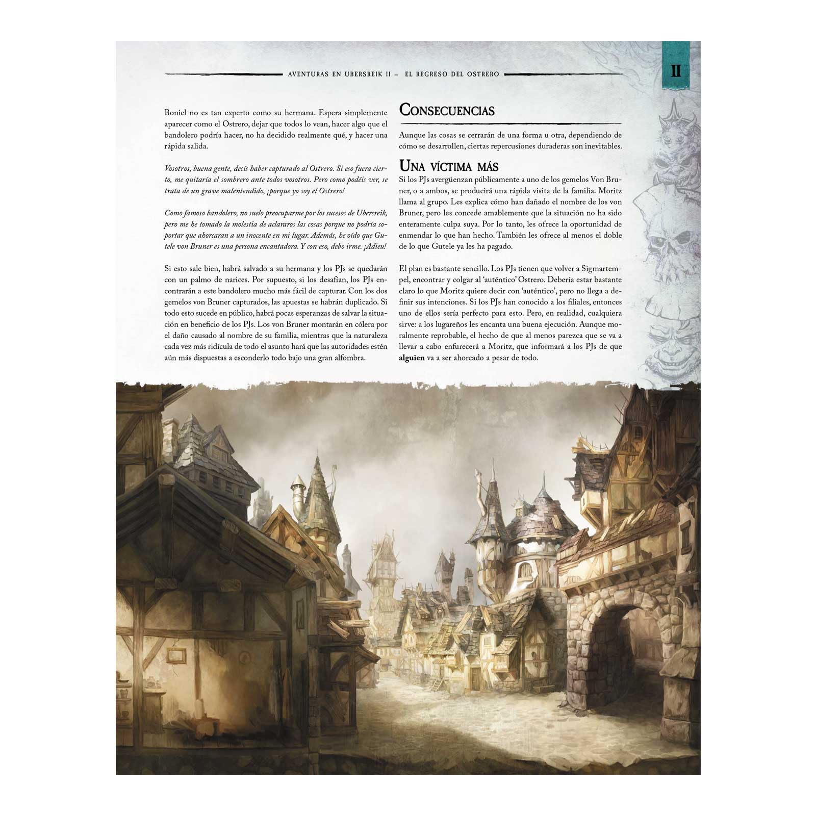Devir - Warhammer: Aventuras en Ubersreik II – Juego de Rol de Fantasía Épica, Campaña de Aventuras, Mazmorras y Estrategia en el Imperio (WFAVUBER2)