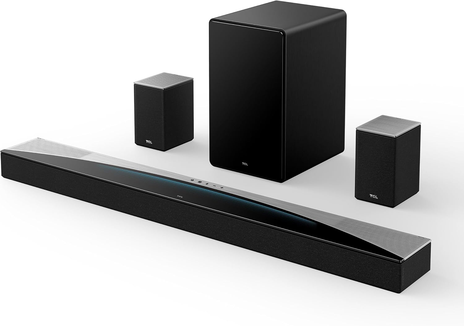 Q85H 7.1.4 Surround Sound Bar with Wireless Subwoofer for Smart TV | Dolby Atmos DTS:X Sound System | 860W Power Bluetooth Home Theater Speaker | App Control & Remote Control | Latest Model