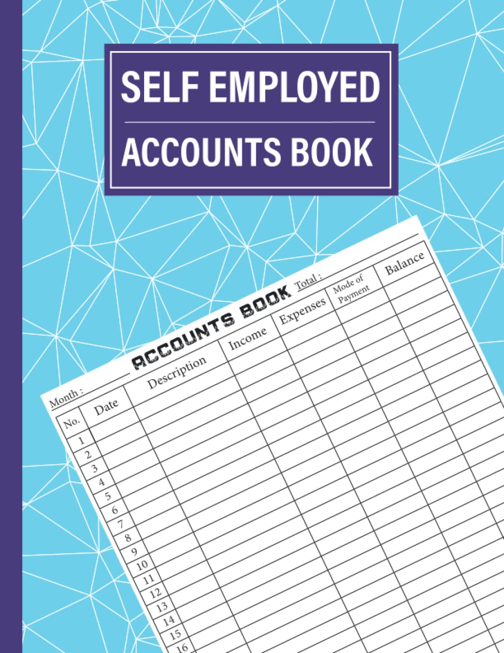 accounts book self employed: Book Keeping Account Book For Small Business or Sole Trader | Income and expense log book | Business bookkeeping record book
