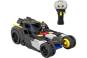Fisher-Price Imaginext DC Super Friends Batman Transformer Robot Batmobile RC Car