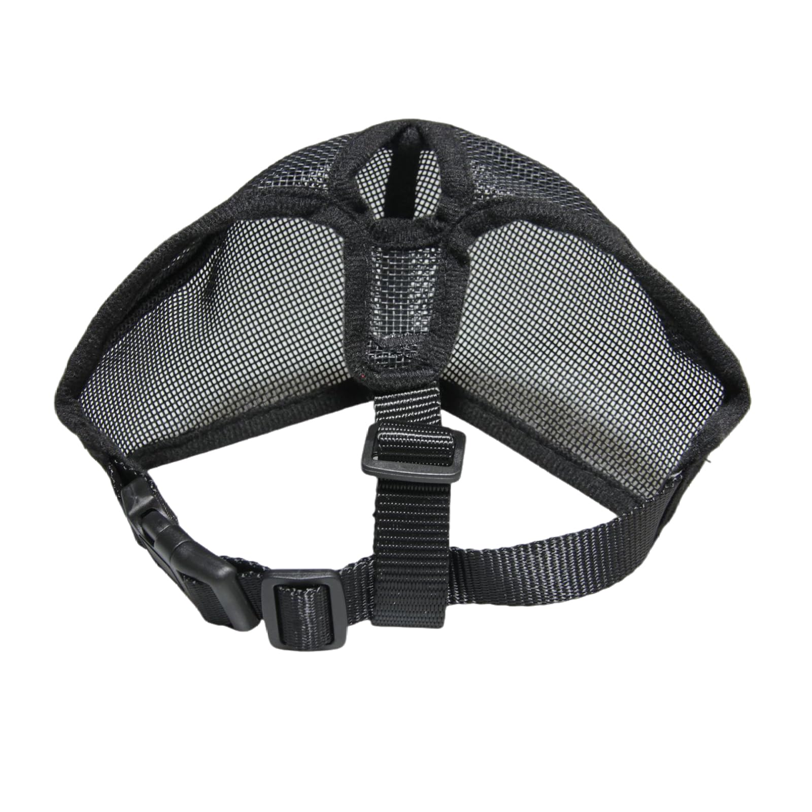 Bozal para Perros, Bozal de Malla Suave for Perros, bozal for medianos, cómodo, Transpirable, Ajuste rápido, Permite jadear, Ajustable(Black,L)