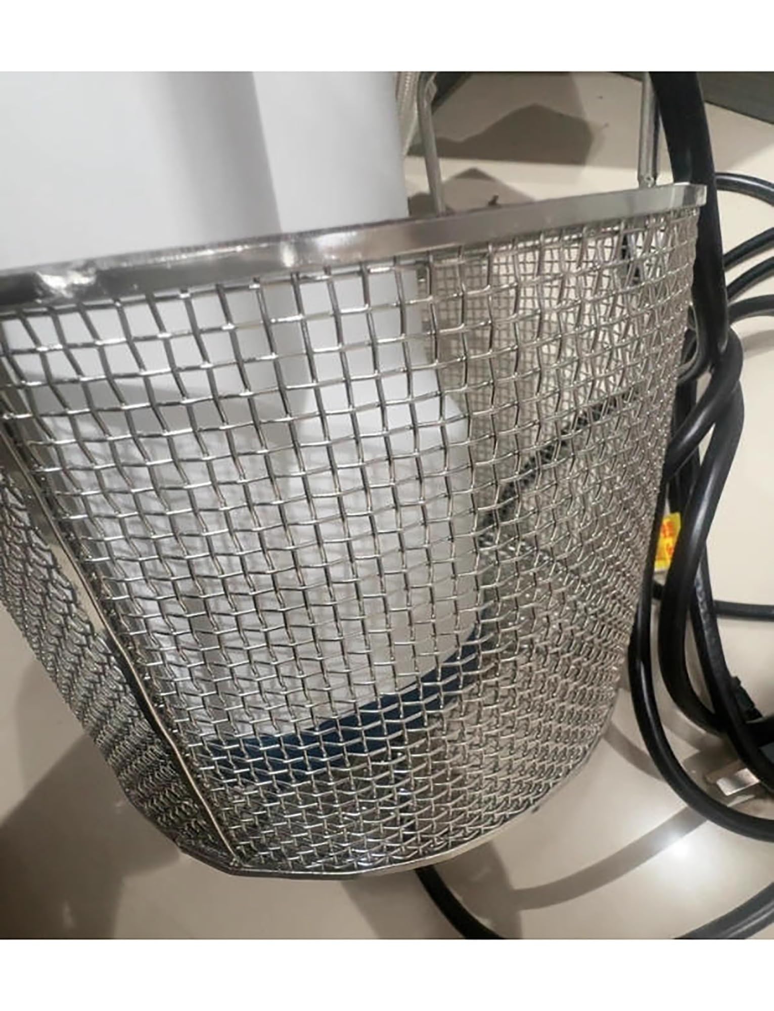 Colador de malla de acero inoxidable 304, cesta de drenaje de cocina para lavar, filtrar y secar frutas y verduras, duradero y resistente al óxido, esencial para la cocina