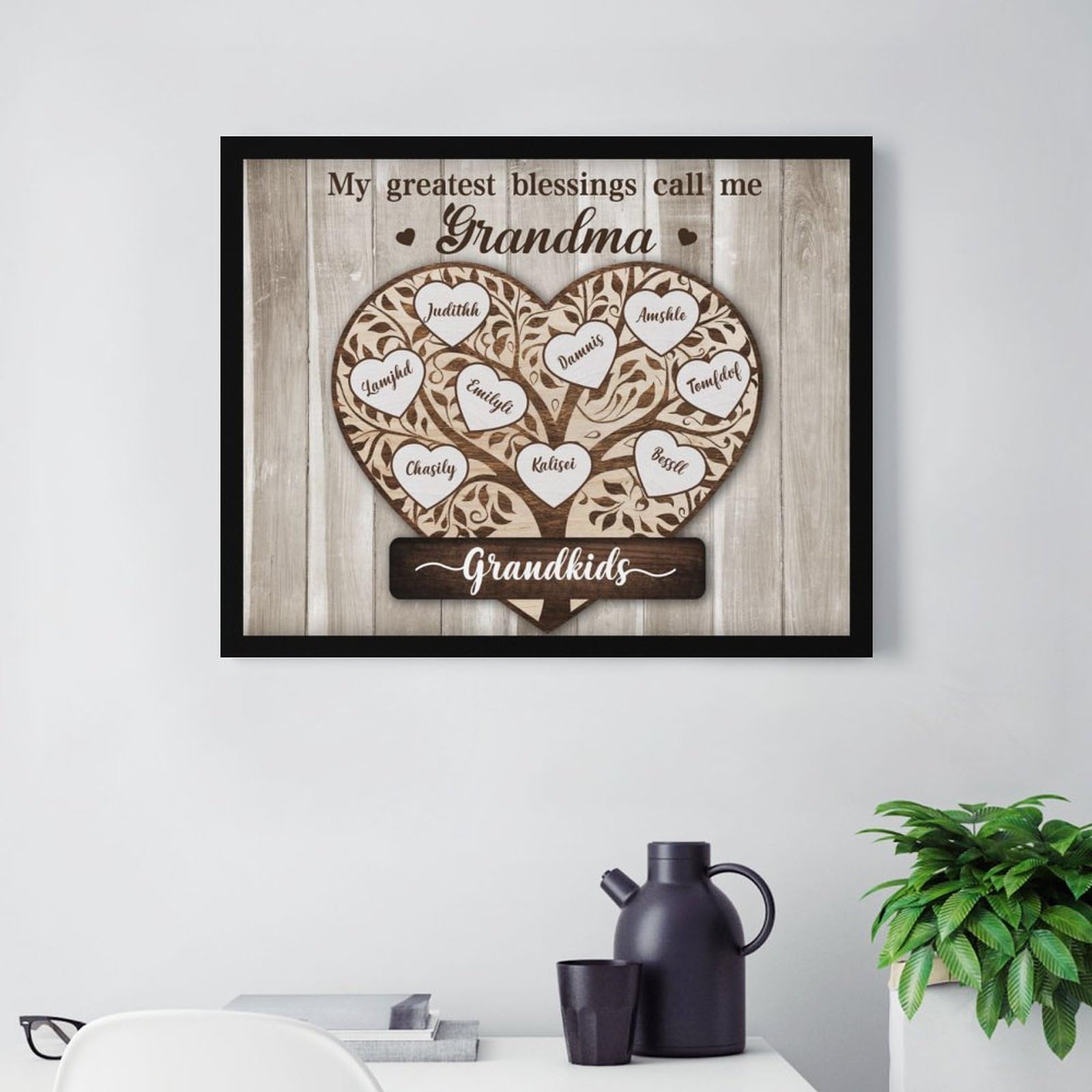 アート・デザイン・音楽 Meine Grosseltern / My Grandparents Amazon.com: My Greatest Blessings Call Me Grandma Wall Art