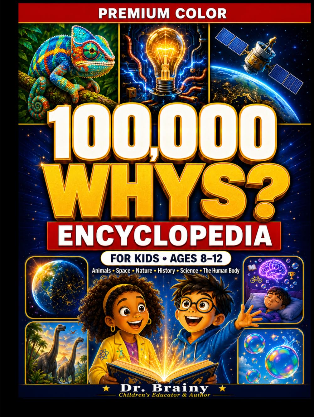 100000 Whys for Kids: A Colorful Illustrated Encyclopedia Packed with Amazing Answers, Weird Facts, Myth Busters, Brain Quizzes, and Fun Discoveries for Curious Kids Ages 8–12