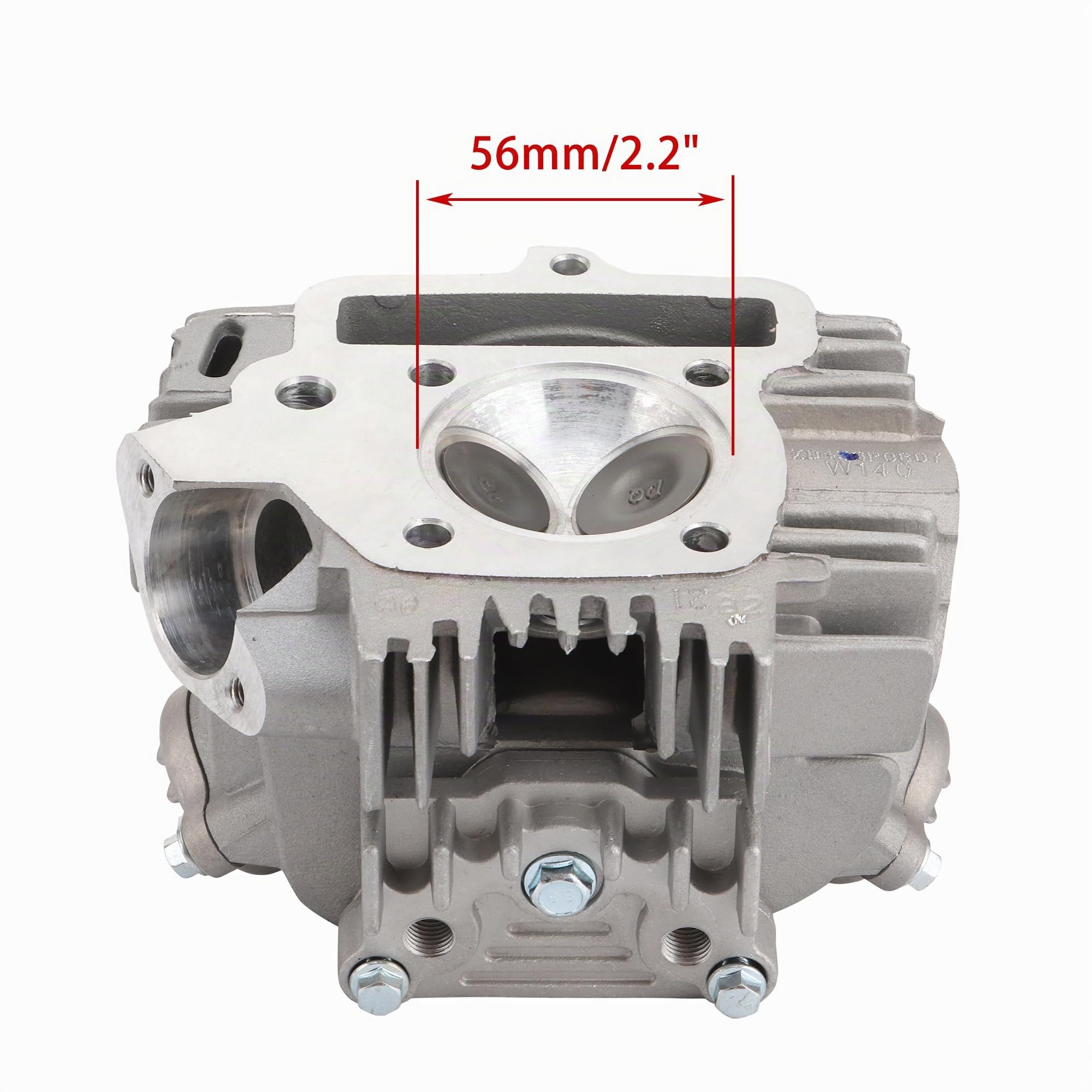 WOOSTAR 56mm Culasse à Gros Alésage Replacement pour YinXiang 140cc Moteur YX140 1P56FMJ Moteur Dirt Pit Bike