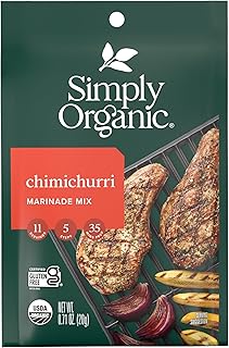 Simply Organic Chimichurri Marinade Mix, Vegan Friendly, Kosher, USDA Ce...