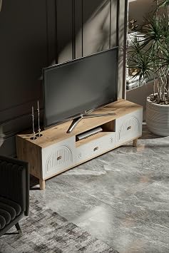 Bohem Tv  nitesi 150 Cm N  izgili Mdf Kapak