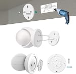 HONWELL Détecteur de mouvement de la batterie à l'extérieur sans fil de lumière de mouvement étanche à la lumière de l'air de la lumière, détecteur de lumière automatique allumé pour Porch Stair Hallway Garage Wall Shed House Porte (1Piece)