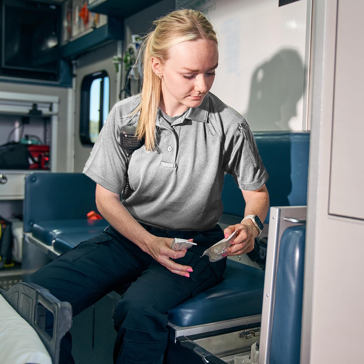 Propper F530901 Kobiety Raglanowe Damskie Polo Z Krótkim Rękawem