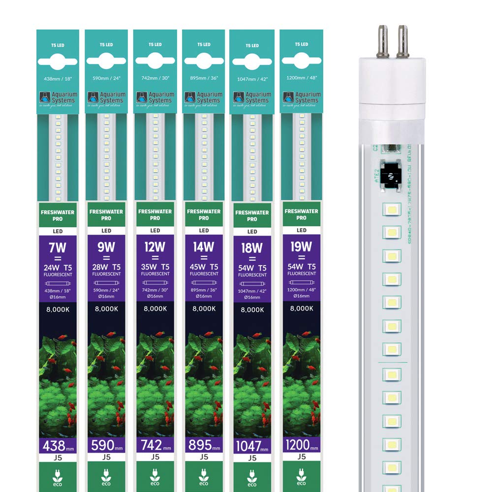 Aquarium Systems Freshwater Pro 8000K T5 LED Tube for Aquariums 105 cm 18 W