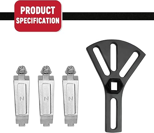 Miniatura 2 de AUPREX Herramienta universal de extracción de bomba de combustible, herramienta de anillo de bloqueo de bomba de combustible ajustable con 3 brazos,