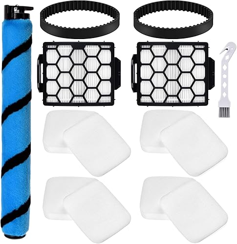 Miniatura 9 de Filtro de repuesto UV850 para aspiradora vertical Shark Performance Lift Away UV850 UV900 DuoClean, 2 filtros HEPA y 4 filtros de espuma y fieltro,