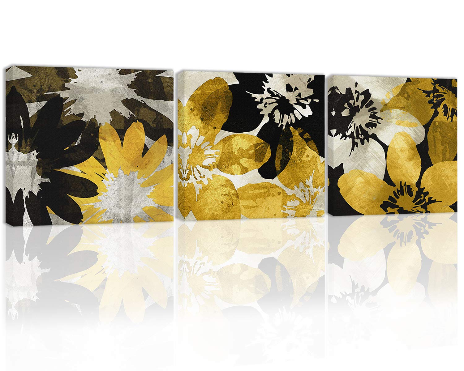 Yellow Flower Wall Art Decor