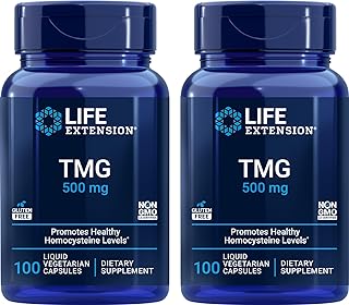 Life Extension TMG 500mg, 100 Liquid Veg Caps (Pac