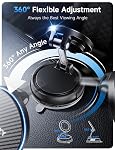 ANDERY Only for iPhone Magsafe Car Mount Charger [15W Fast Wireless Charge, 78+LBS Strong Suction & 2400gf Magnetic] 360° Adjustable Car Phone Holder, Phone Holders for Your Car Dash Accents Accessory