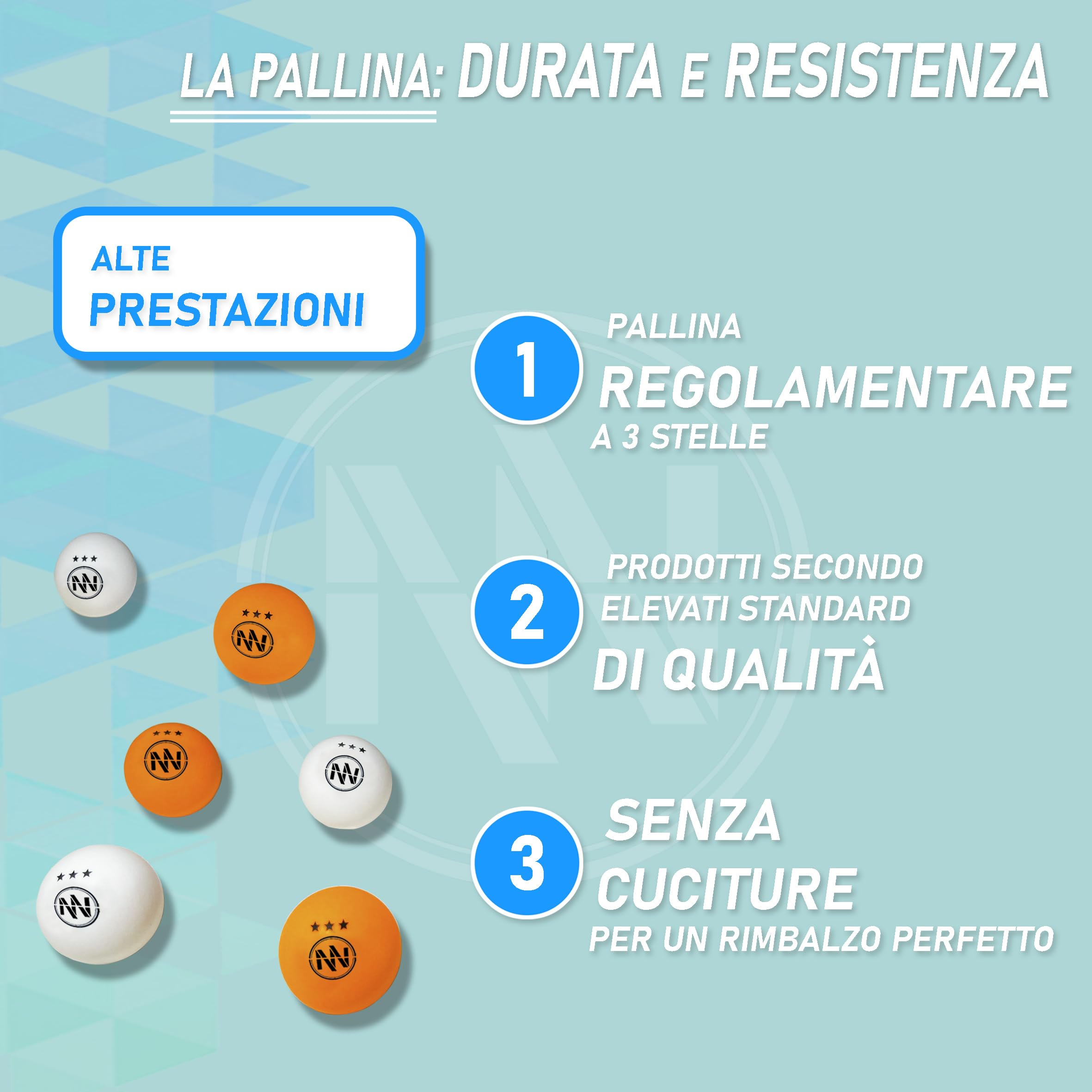 Set Ping Pong con Rete Estensibile - Pale Ping Pong Professionale - Palline Pong 3 Stelle - Rete Ping Pong Regolabile Tavolo - Ping Pong Set Portatile