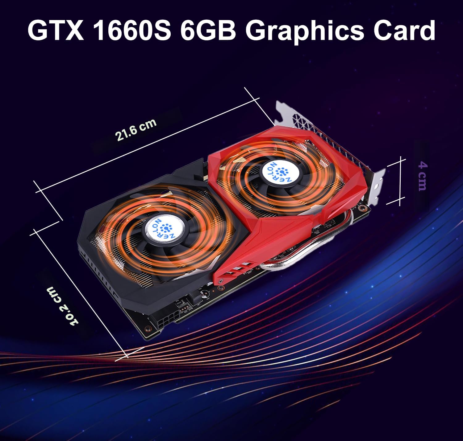 Amazon.com: ZER-LON GeForce GTX 1660 Super 6GB Tarjetas Gráficas