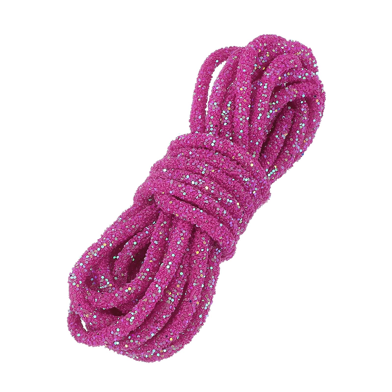 Tubo de lentejuelas flexible de 5.5 yardas para decorar ropa, zapatos y joyería artesanal