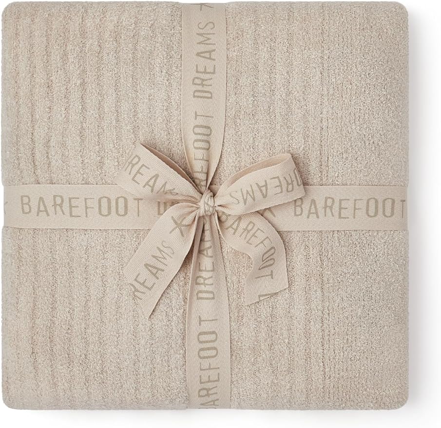 Barefoot Dreams® CozyChic Lite® Ribbed Throw, Stone, 54"x72"
