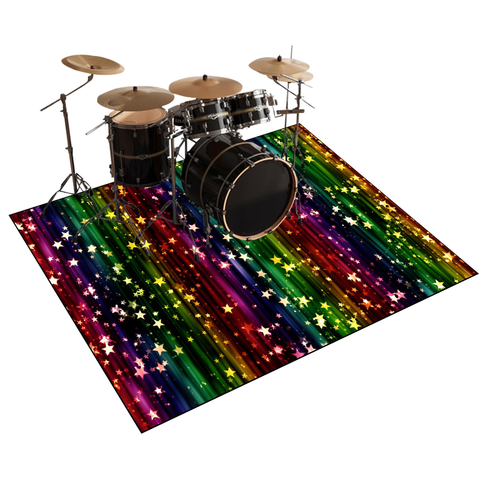 Mata do baterii elektronicznych dźwiękoszczelna mata bębnowa mata ochronna do akcesoriów perkusyjnych instrumenty muzyczne mata podłogowa mata akumulatorowa 170 x 140 cm