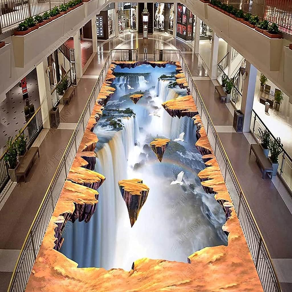 3d Carpet Optical Illusion Runner Rug NonSlip Modern Corridor