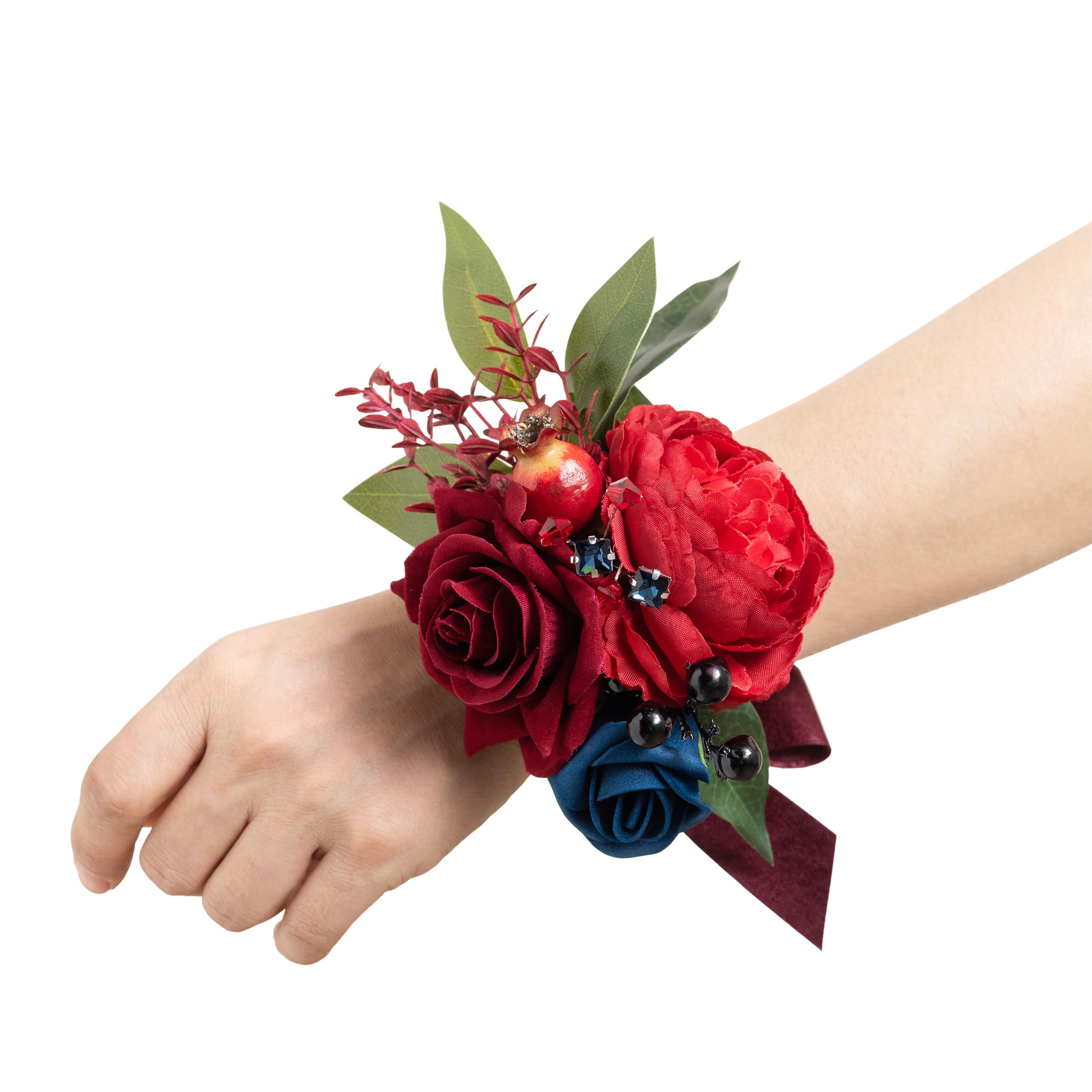 Amazon.com: Ling's moment 6pcs Wedding Wrist Corsage Artificial