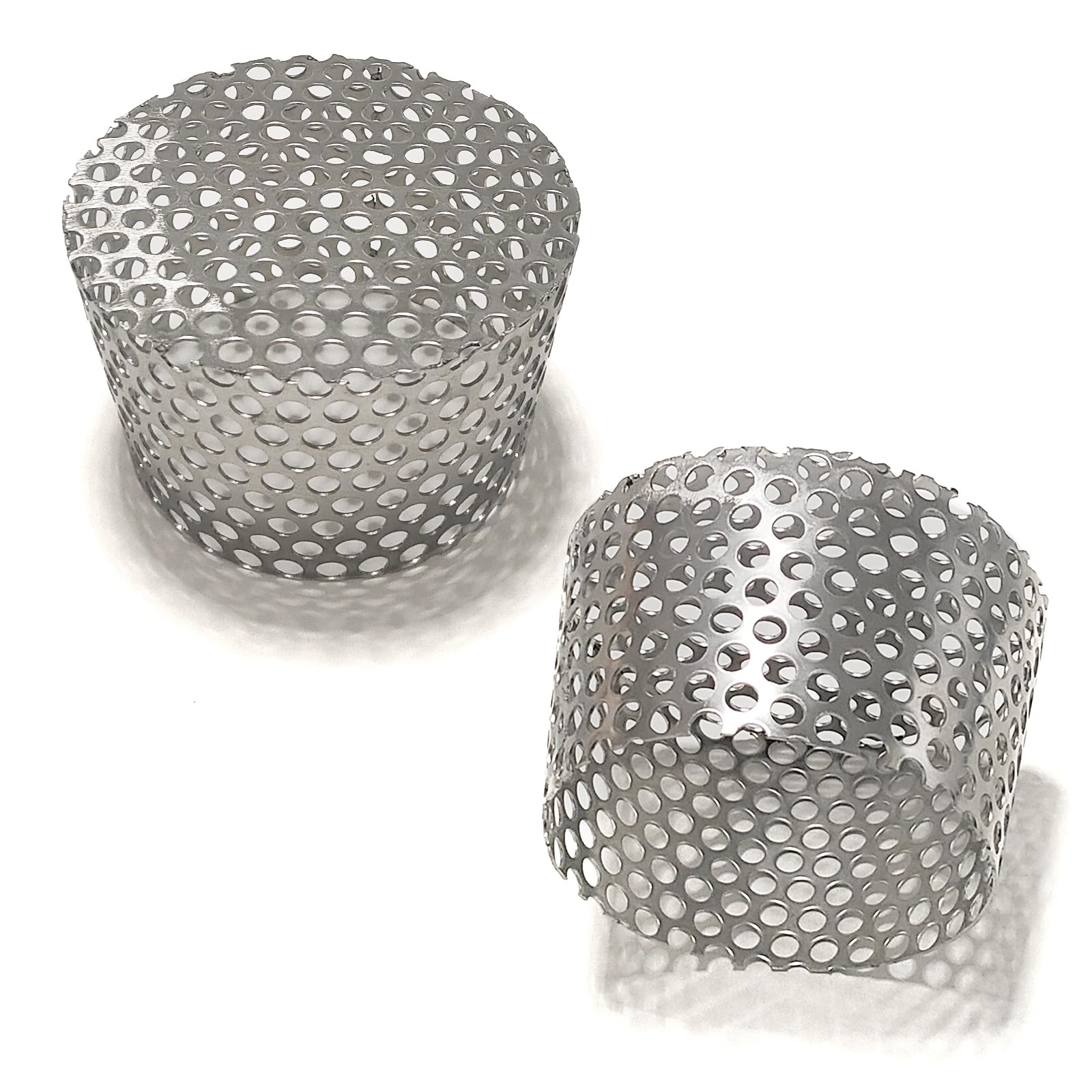 PVC Vent Termination Mesh Vent Cap 2.98" to 3.51" ID - 2Pack, Heavy Duty Stainless Steel, Better Drainage &amp; Anti-Clog Design, Precise Fit Furnace &amp; Roof Vent Pipe, Conical Air Intake &amp; Exhaust Fitting