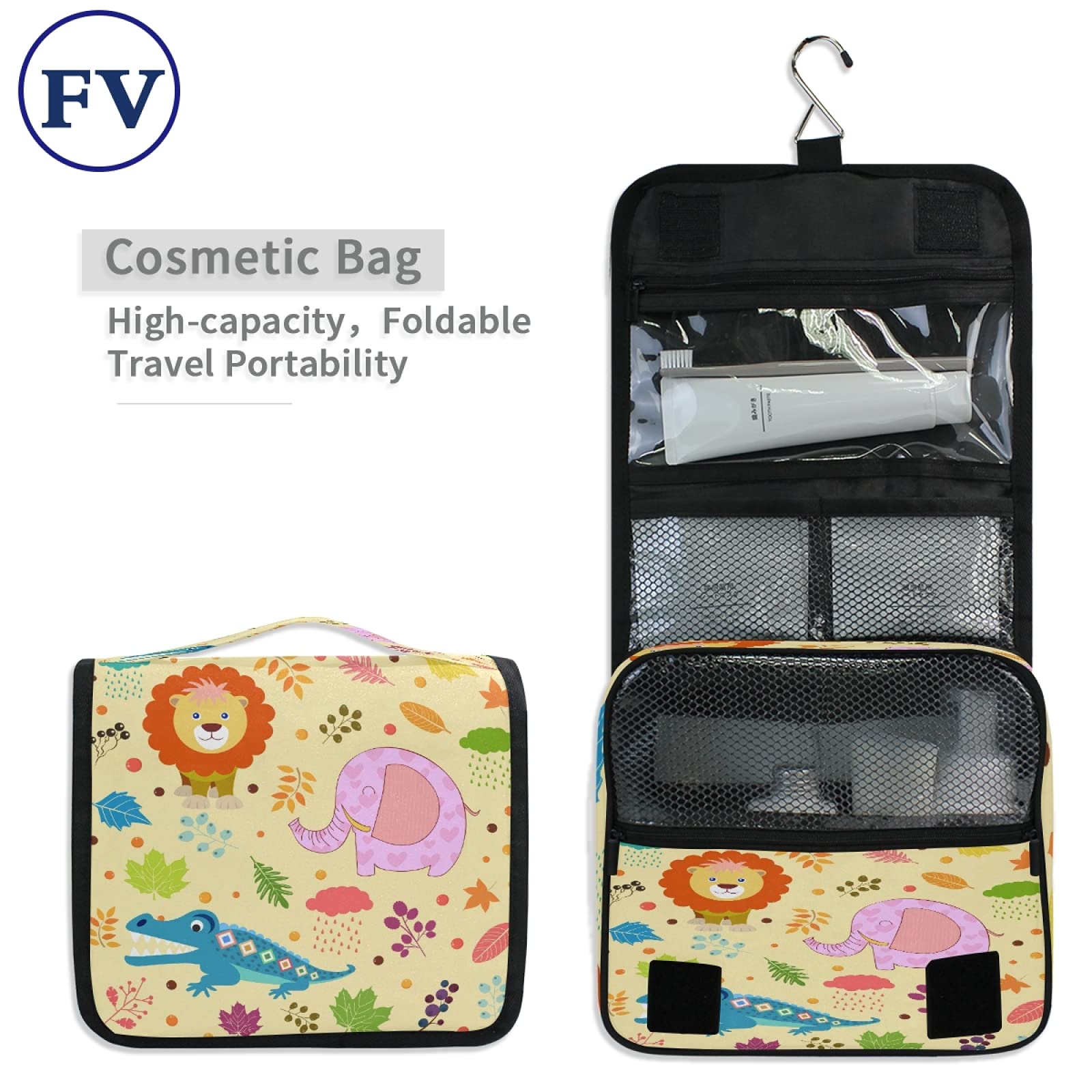 Trousse de toilette de voyage suspendue Orange