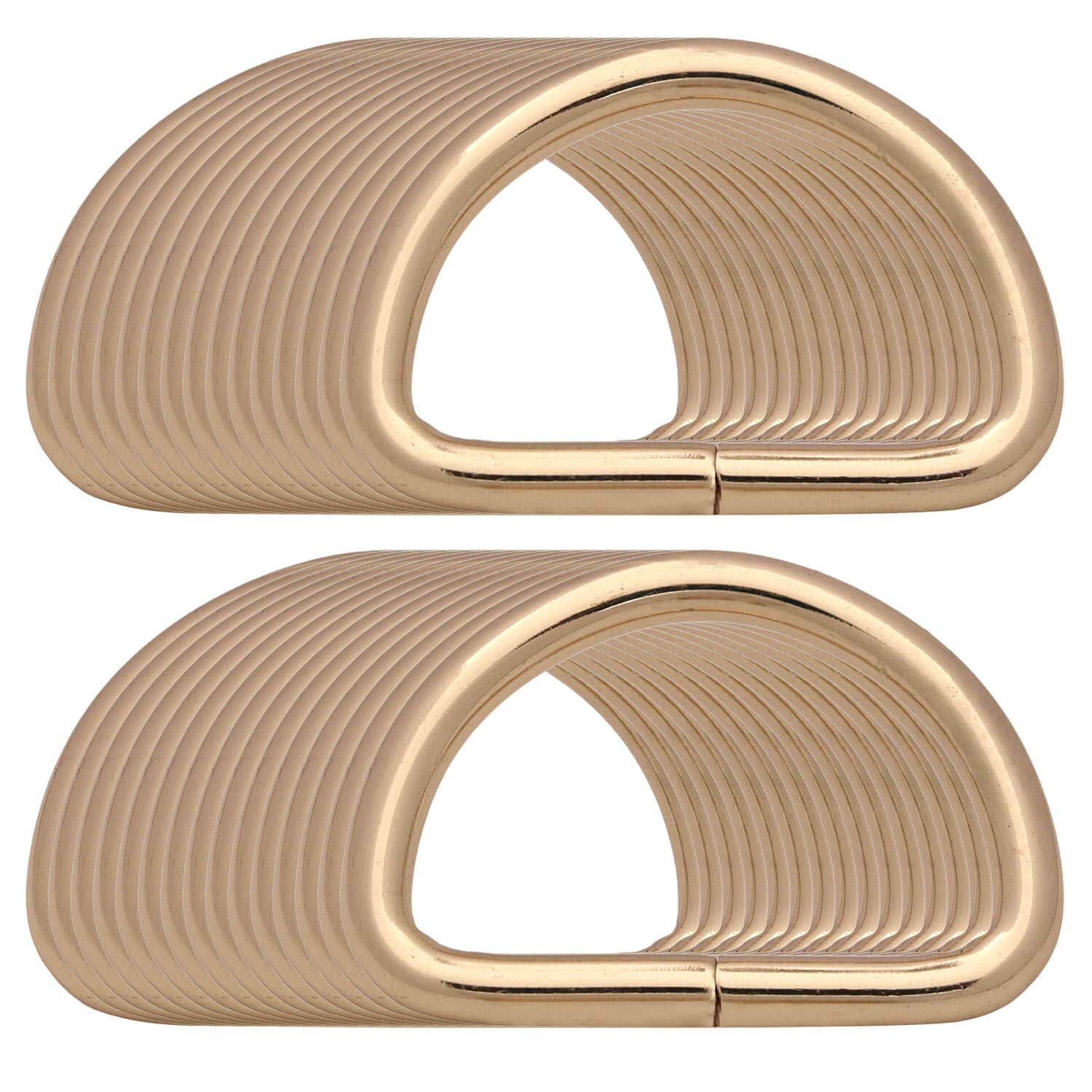 BIKICOCO Metal D-Rings Buckle, 1-1/4 Inch Non-Welded for Webbing Sewing DIY