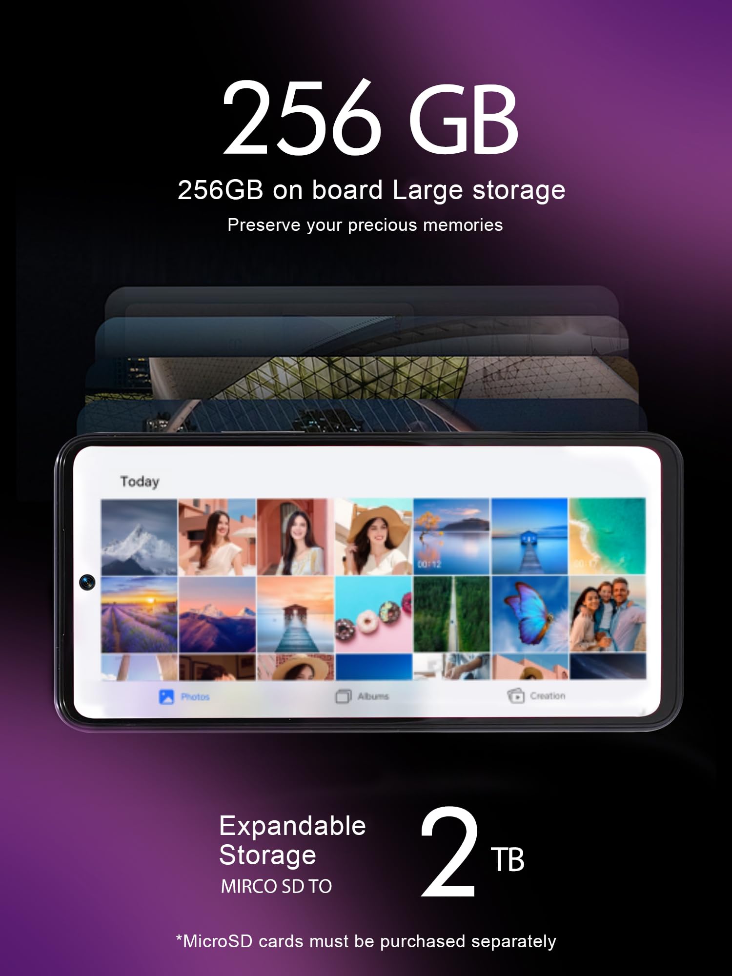 T-Mobile Revvl 7 Pro 5G Unlocked Smartphone, 256GB, Azurite Blue