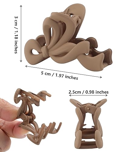 Miniatura 10 de 12 pinzas pequeñas para el cabello para mujeres y niñas de 1.5 pulgadas, lindas pinzas para el cabello con lentejuelas brillantes para cabello