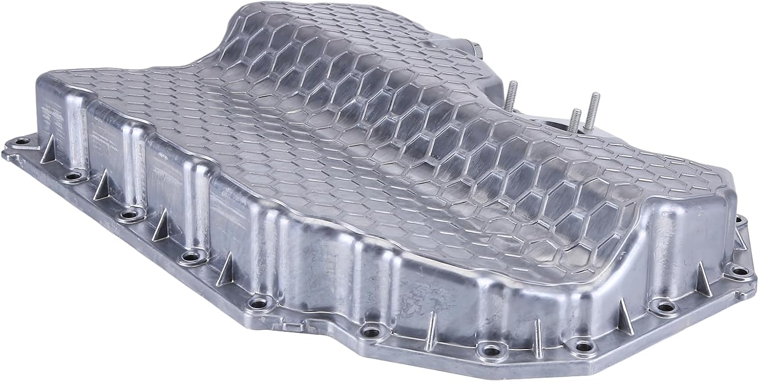 1.8/2.0T Engine Oil Pan, Aluminum Oil Sump Compatible with VW Compatible with Golf Compatible with Tiguan A3 TT SEAT Compatible with Leon 06K103600R, 06K103600AE
