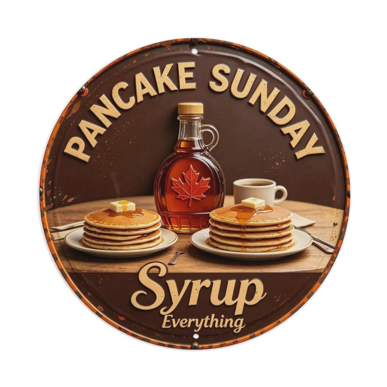 Syrup Everything Metal Tin Sign Plaque