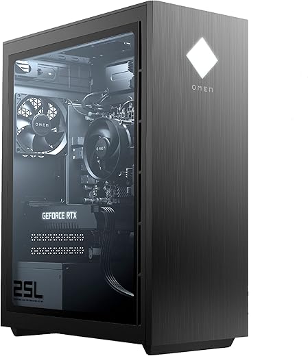 HP OMEN 25L Gaming Desktop PC - Intel i7, RTX 2060 Super, 16GB RAM, 2TB SSD