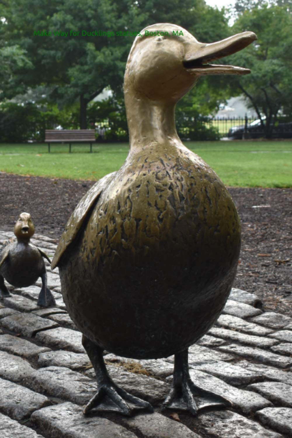 Make Way for Ducklings statues, Boston, MA: 6x9 150-page Lined Notebook Diary Jouranl (Boston, Massachusetts)