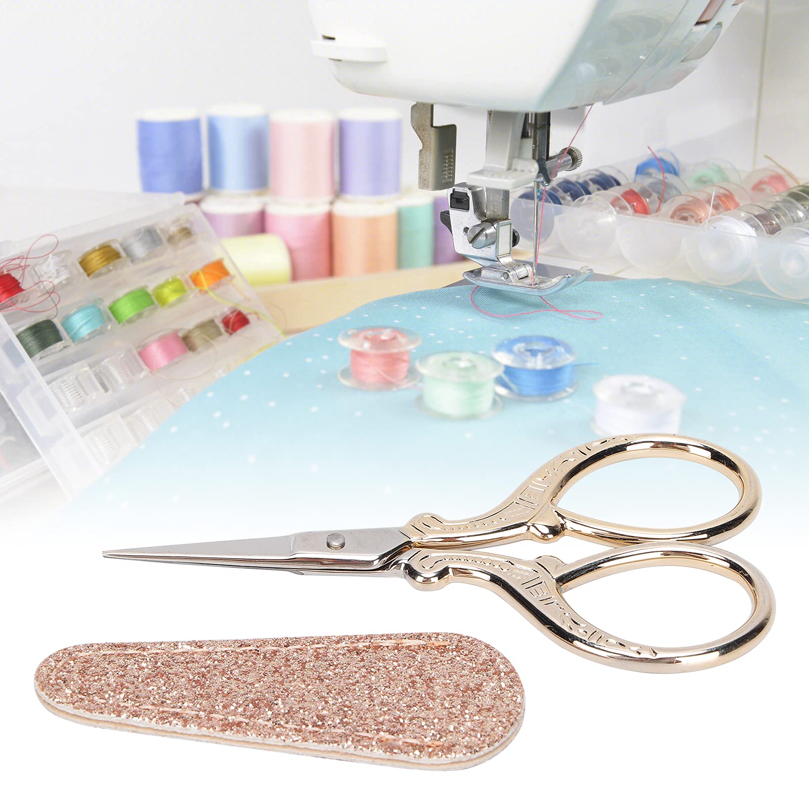 Forbici Mancini Bambini SUNNYCLUE Forbici Cucito Ricamo Unicorno - 4.5 Pollice Forbici Per Forbici Zig Zag Per Stoffa - Foto 11