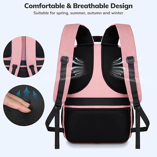 Miniatura 4 de Mochila extra grande, mochila grande para computadora portátil de viaje, mochila grande compatible con la TSA para computadora portátil de 17