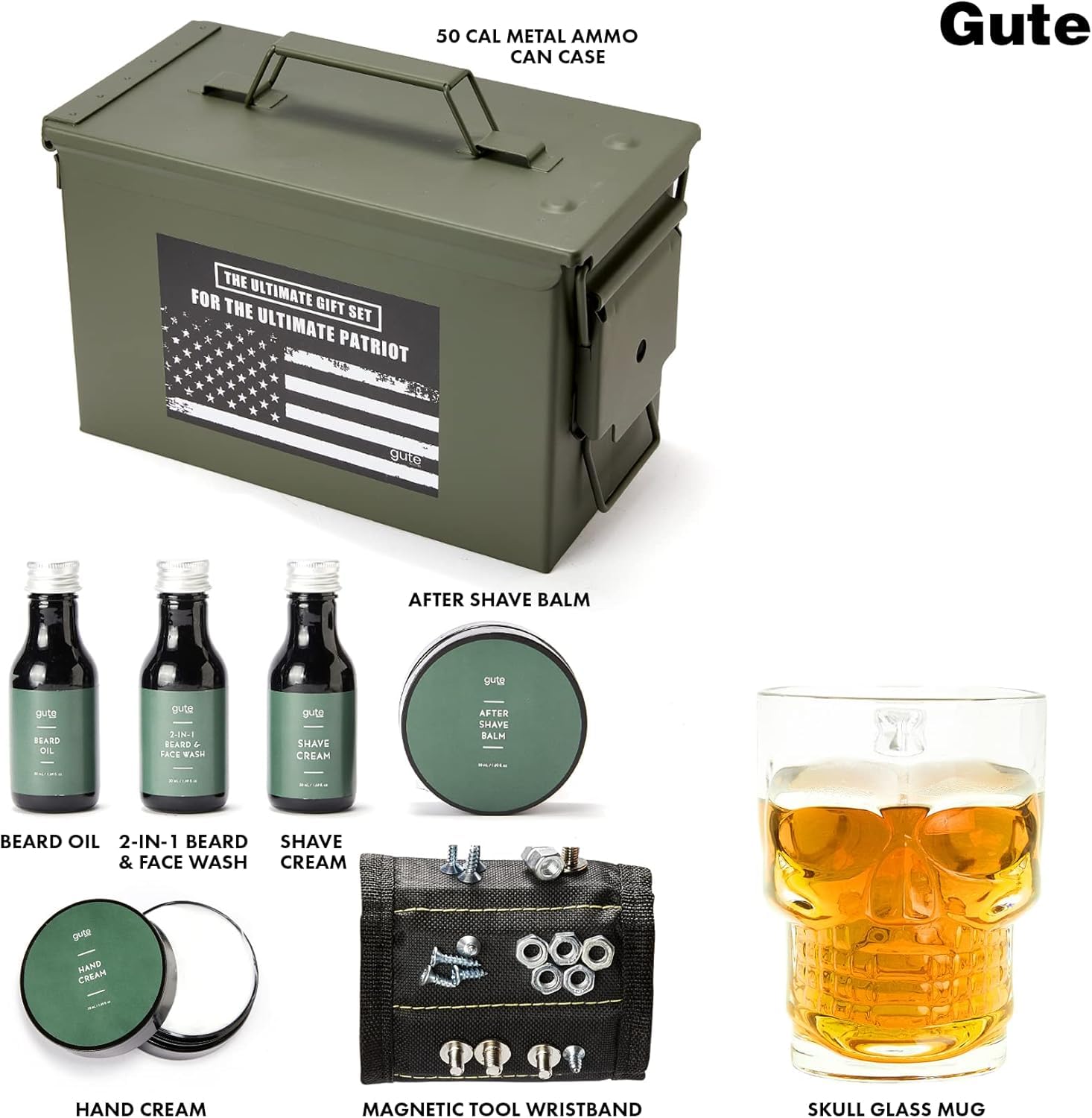 Geschenk für Männer – Herren-Survival-Box für Männer | Männlicher Camping-Enthusiast Guy – Valentinstag einzigartige Geschenkideen für ihn, Freund, Ehemann, Vater, Bruder, Sohn, Chef, beste Freundin
