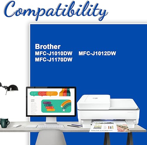 Miniatura 2 de Jagute LC401 LC401XL - Cartuchos de tinta compatibles de repuesto para impresora Brother LC 401 LC401 XL LC-401 con impresora MFC-J1010DW