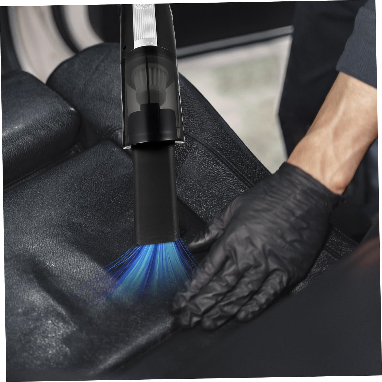 Cabilock Aspiradora Inalámbrica Portátil para Coche, sin Cable, Batería de 2000mah, Uso en Seco y Húmedo, Tamaño Compacto Adecuado para Viajes y Limpieza Automotriz