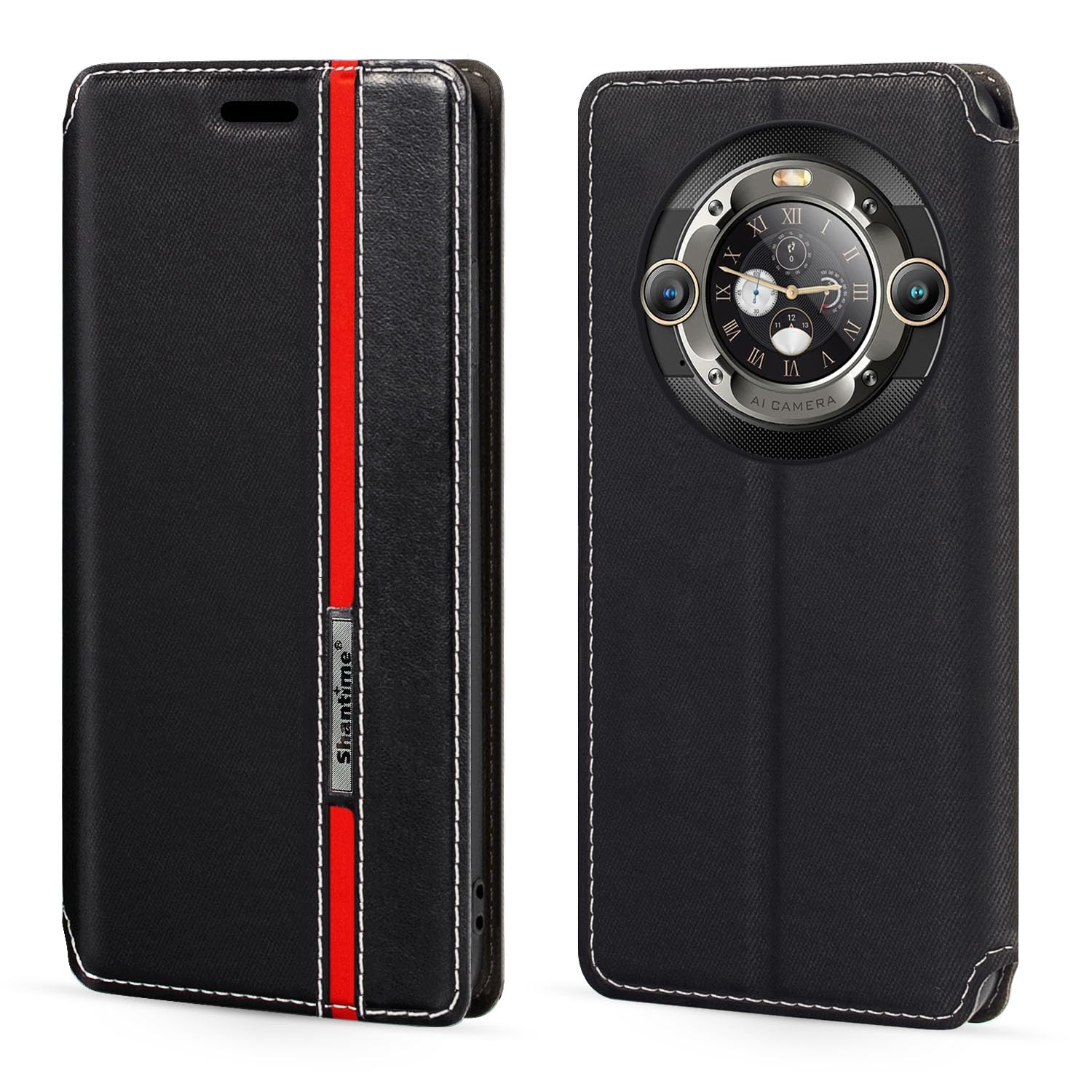 for Blackview BL9000 5G Case, Fashion Multicolor Magnetic Closure Leather Flip Case Cover with Card Holder for Blackview BL9000 5G (6.78”)