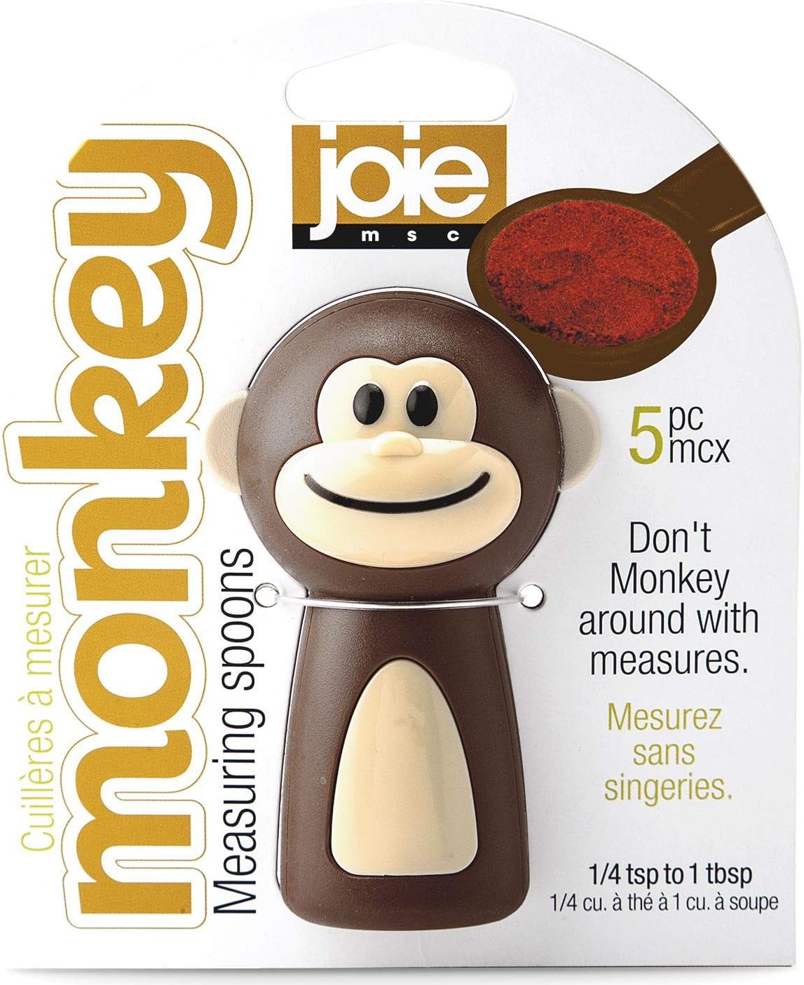 Amazon.com: Asprund JOIE 4935201621630 Monkey Shaped Measuring Spoon ...
