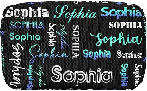 Miniatura 5 de Bolsa de almuerzo personalizada con nombre para hija e hijo, bolsas de almuerzo con monograma divertidas personalizadas, bolsa de almuerzo aislada