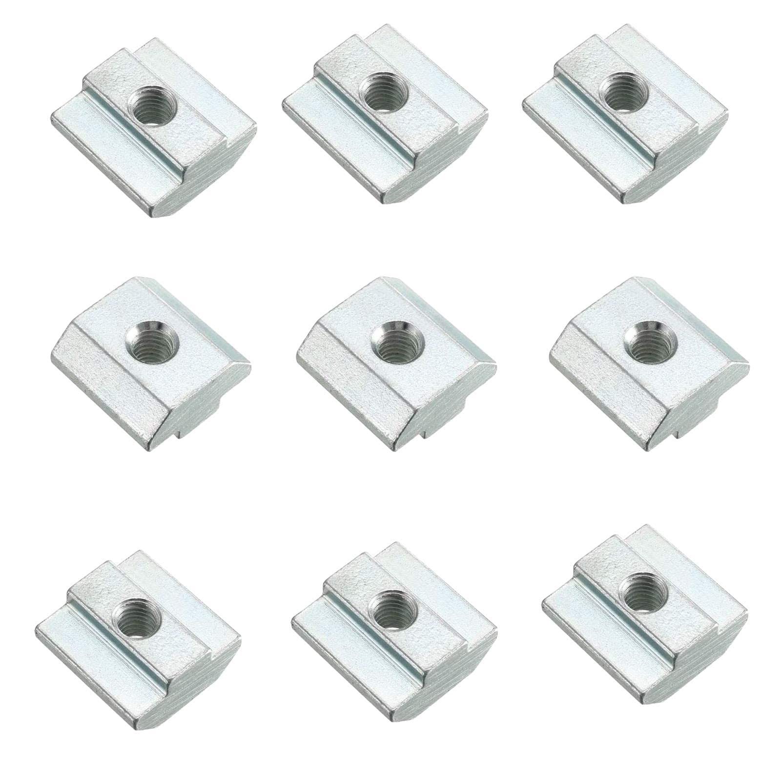 4040 Series M6 Tuerca corredera de tuerca T tuerca de ranura para perfil de extrusión de aluminio 4040 Series 5050 ranura 8 mm (4040-M6))