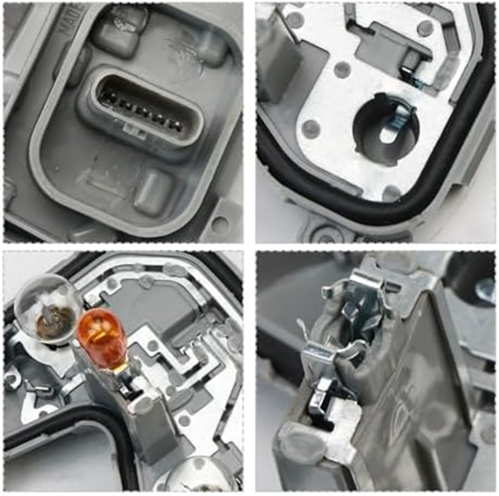 Kit staffa fanale posteriore, BTFWM Supporto lampada fanale posteriore con cablaggio e lampadina lato guida sinistro compatibile con 2015-2023, for Jeep, for Renegade, alloggiamento fanale posteriore
