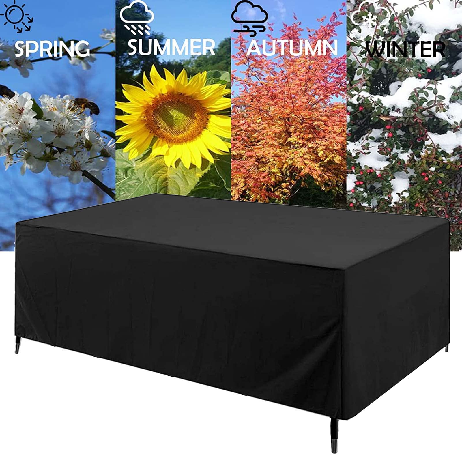 Gartenmöbel-Abdeckplane 160x130x90 Cm – Wasserdicht, 420D Oxford, Mit Belüftung, Windfest